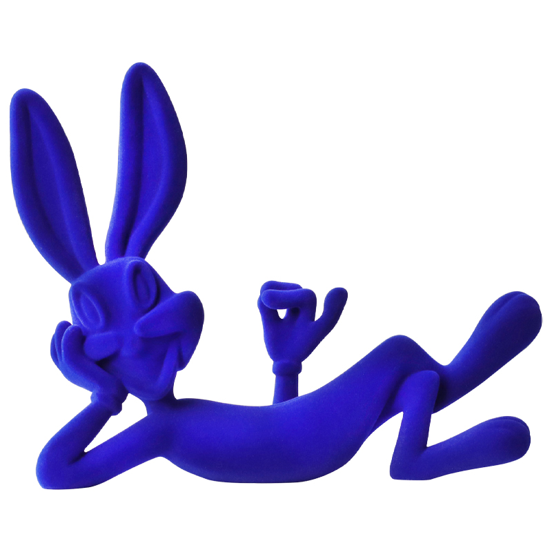 Декоративная статуэтка синий флок Bugs Bunny Blue Statuette Синий Декоративная статуэтка синий флок Bugs Bunny Blue Statuette Синий в Тюмени | Loft Concept