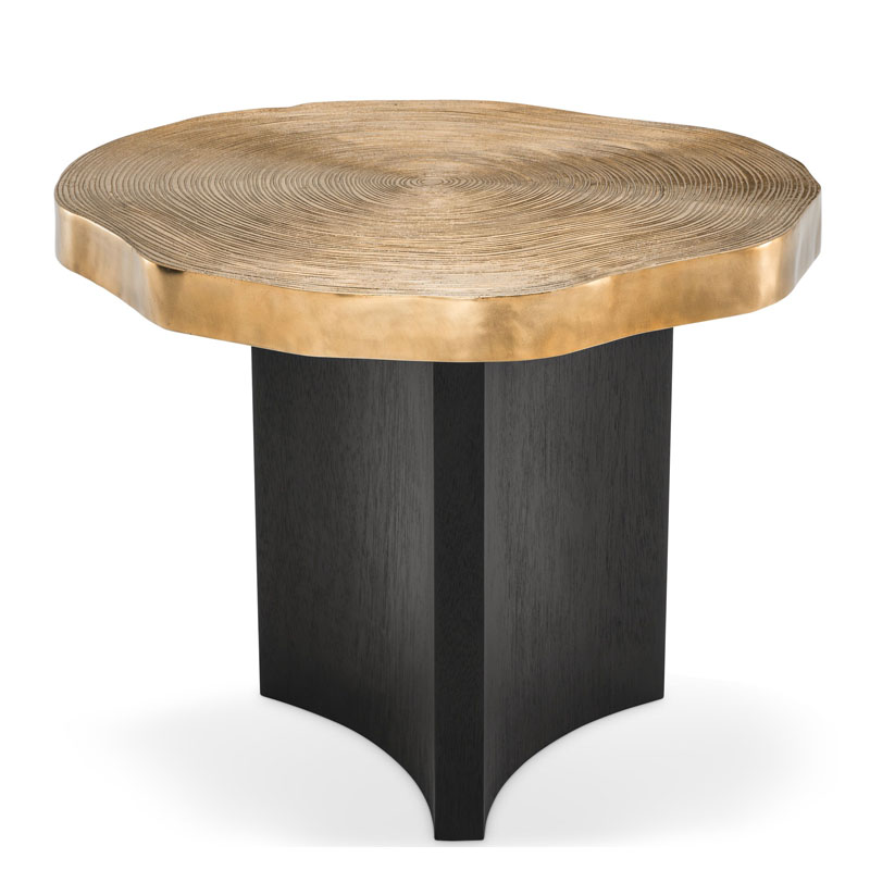 Приставной стол Eichholtz SIDE TABLE THOUSAND OAKS Черный Мрамор Nero Глянцевое золото Приставной стол Eichholtz SIDE TABLE THOUSAND OAKS Черный Мрамор Nero Глянцевое золото в Тюмени | Loft Concept