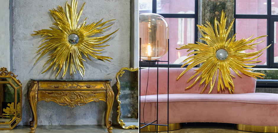 Зеркало Flower Sun Mirror Зеркало Flower Sun Mirror - Loft-Concept в Тюмени