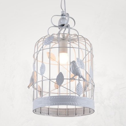 Подвесной светильник BIRDCAGE CHANDELIER Белый Подвесной светильник BIRDCAGE CHANDELIER Белый в Тюмени | Loft Concept