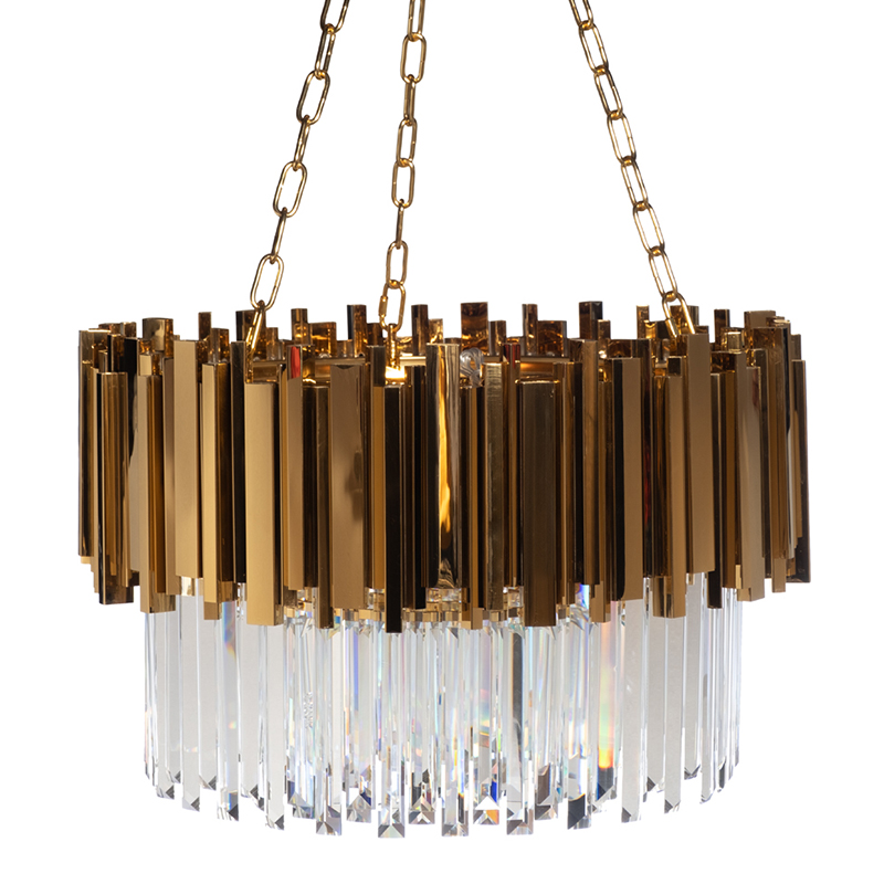 Люстра Empire Suspension Single Circle 60 Золотой Прозрачный Люстра Empire Suspension Single Circle 60 Золотой Прозрачный в Тюмени | Loft Concept