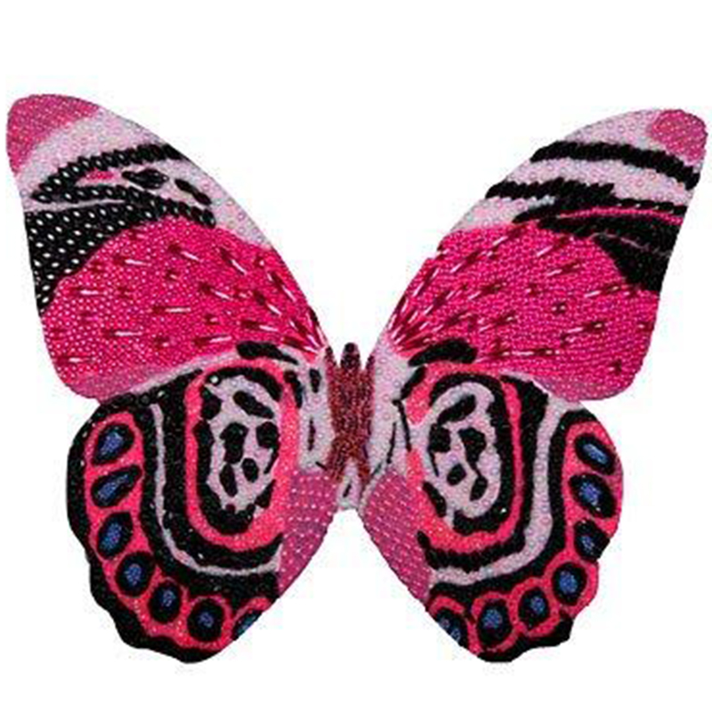 Картина "Pink and Black Mini Butterfly Cut Out" Мульти в Тюмени | Loft Concept 
