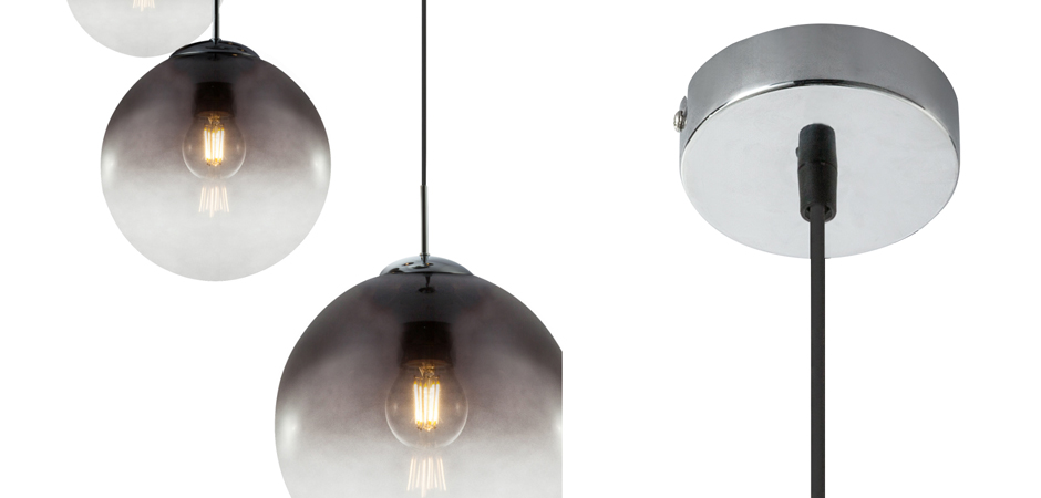 Светильник Ball Sunrise Pendant lamp smok 1 плафон Светильник Ball Sunrise Pendant lamp smok 1 плафон - Loft-Concept в Тюмени