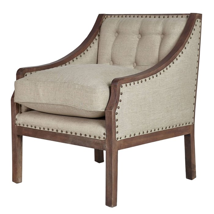 Кресло Shelter Arm Chair Бежевый Кресло Shelter Arm Chair Бежевый в Тюмени | Loft Concept