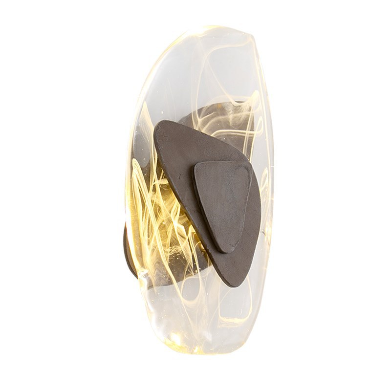 Бра Transparent Pebbles Sconces Темная бронза Прозрачный Бра Transparent Pebbles Sconces Темная бронза Прозрачный в Тюмени | Loft Concept
