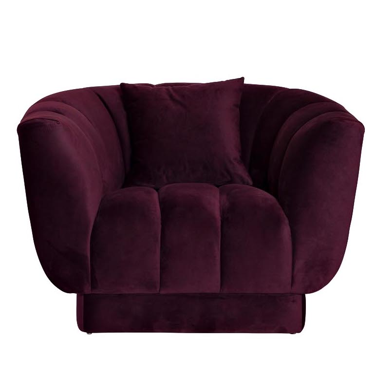 Кресло Miss Armchair Пурпурно-фиолетовый Кресло Miss Armchair Пурпурно-фиолетовый в Тюмени | Loft Concept