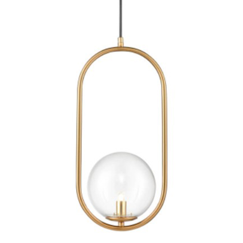 Подвесной светильник B.LUX C Ball oval gold Золотой Прозрачное Стекло Подвесной светильник B.LUX C Ball oval gold Золотой Прозрачное Стекло в Тюмени | Loft Concept