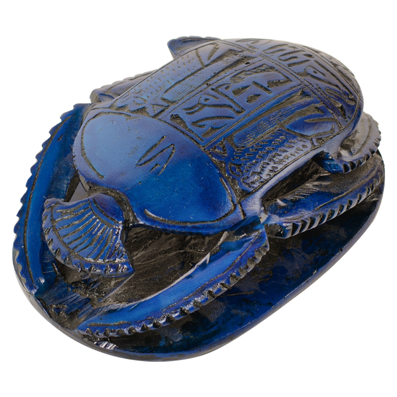 Статуэтка Скарабей Scarab Beetle blue Синий Статуэтка Скарабей Scarab Beetle blue Синий в Тюмени | Loft Concept