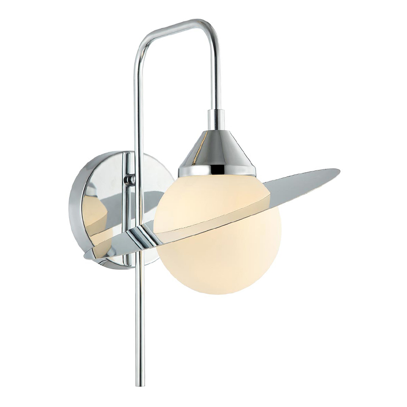 Бра Phainon Chrome Wall Lamp Хром Белый Бра Phainon Chrome Wall Lamp Хром Белый в Тюмени | Loft Concept
