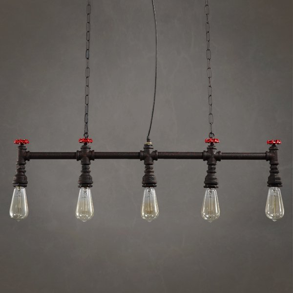 Подвесной светильник Loft Red Water Tap Pendant 5 Черный Подвесной светильник Loft Red Water Tap Pendant 5 Черный в Тюмени | Loft Concept