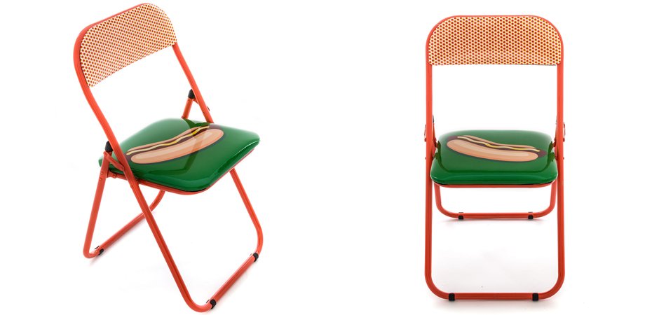 Стул Seletti Folding Chair Hot Dog Стул Seletti Folding Chair Hot Dog - Loft-Concept в Тюмени
