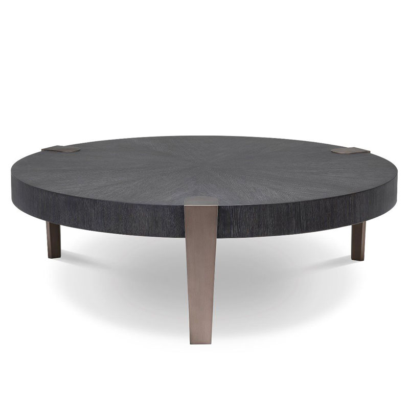 Кофейный стол Eichholtz COFFEE TABLE OXNARD Gray oak Серый Дуб Темная бронза Кофейный стол Eichholtz COFFEE TABLE OXNARD Gray oak Серый Дуб Темная бронза в Тюмени | Loft Concept