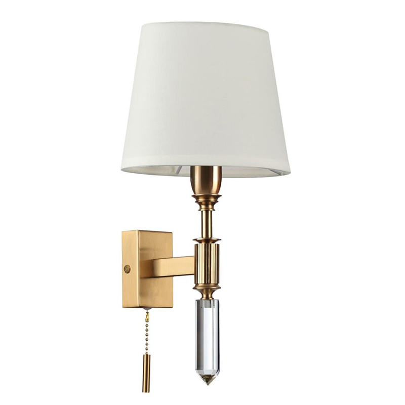 Бра Ramona White Wall Lamp Бронза Белый Бра Ramona White Wall Lamp Бронза Белый в Тюмени | Loft Concept