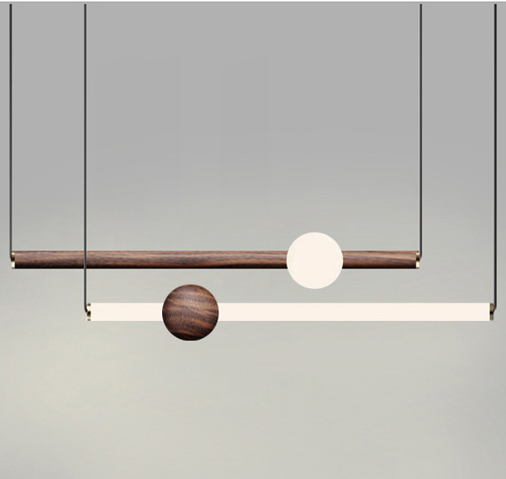 Люстра ORION GLOBE LIGHT wood Коричневый Белый Люстра ORION GLOBE LIGHT wood Коричневый Белый в Тюмени | Loft Concept