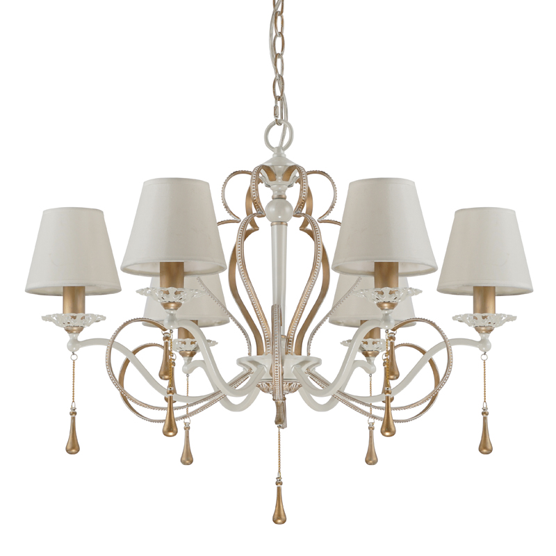 Люстра Batiste Chandelier 71 Золотой Белый Люстра Batiste Chandelier 71 Золотой Белый в Тюмени | Loft Concept