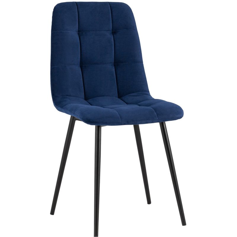 Стул NANCY S-2 Chair Синий Индиго Индиго Черный Стул NANCY S-2 Chair Синий Индиго Индиго Черный в Тюмени | Loft Concept