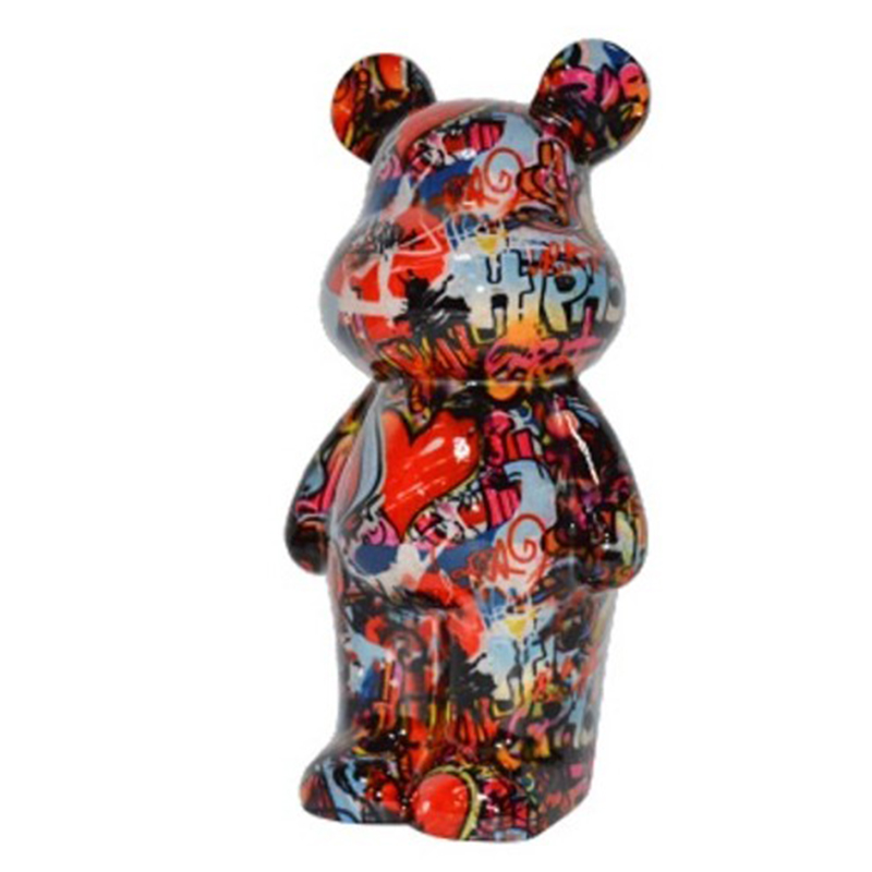Статуэтка Graffiti Bear red Мульти Статуэтка Graffiti Bear red Мульти в Тюмени | Loft Concept