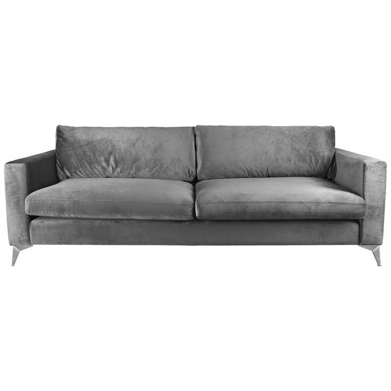 Диван Стокгольм Stockholm Sofa Серый Нержавеющая сталь Диван Стокгольм Stockholm Sofa Серый Нержавеющая сталь в Тюмени | Loft Concept