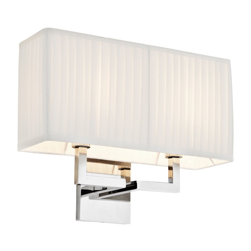 Бра Wall Lamp Westbrook Nickel Никель Белый Бра Wall Lamp Westbrook Nickel Никель Белый в Тюмени | Loft Concept
