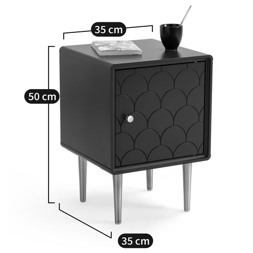 Тумба с одной дверцей Scale Ornament Blue Nightstand Тумба с одной дверцей Scale Ornament Blue Nightstand в Тюмени