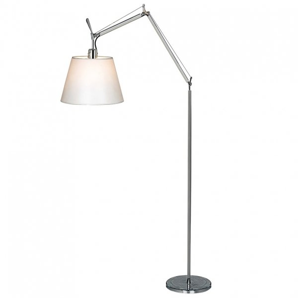 Напольная лампа Tolomeo Terra Mega Белый Хром Напольная лампа Tolomeo Terra Mega Белый Хром в Тюмени | Loft Concept