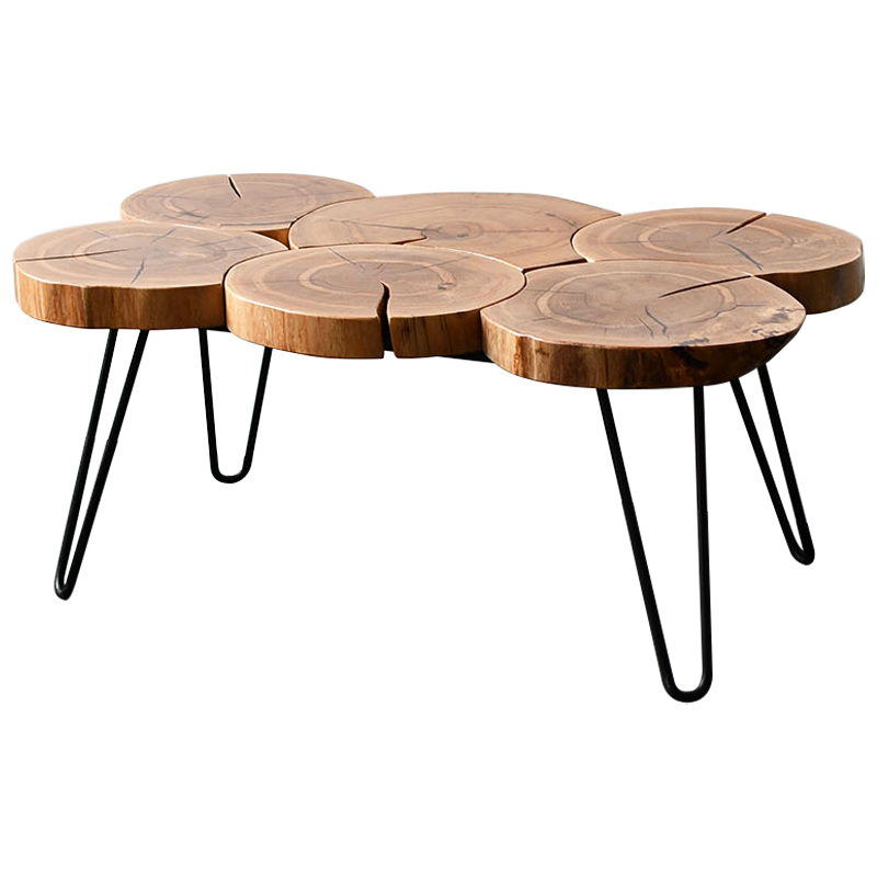 Кофейный стол Harun Industrial Metal Rust Coffee Table Коричневый Черный Кофейный стол Harun Industrial Metal Rust Coffee Table Коричневый Черный в Тюмени | Loft Concept
