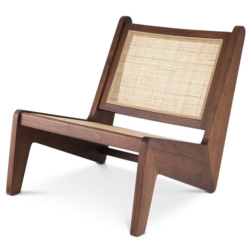 Кресло Eichholtz Chair Aubin brown Коричневый Бежевый Кресло Eichholtz Chair Aubin brown Коричневый Бежевый в Тюмени | Loft Concept