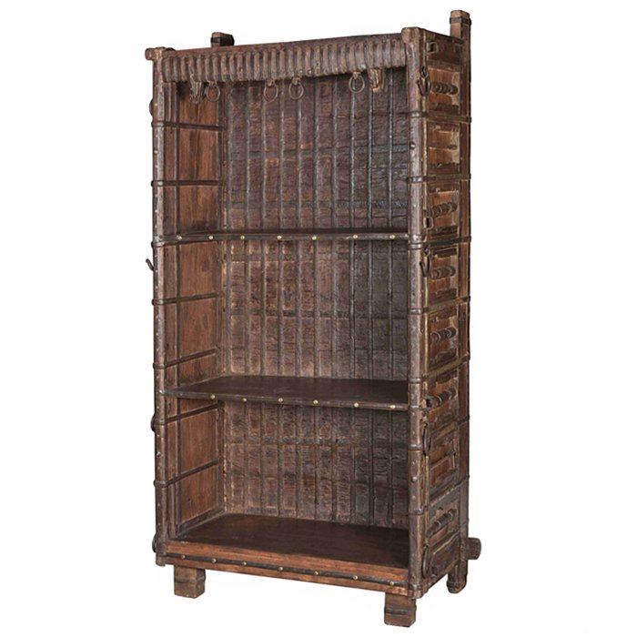 Старинный стеллаж Rajasthan shelving Коричневый винтаж Старинный стеллаж Rajasthan shelving Коричневый винтаж в Тюмени | Loft Concept
