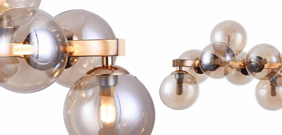 Люстра Berries Chandelier Rectangle Amber 120 Люстра Berries Chandelier Rectangle Amber 120 - Loft-Concept в Тюмени