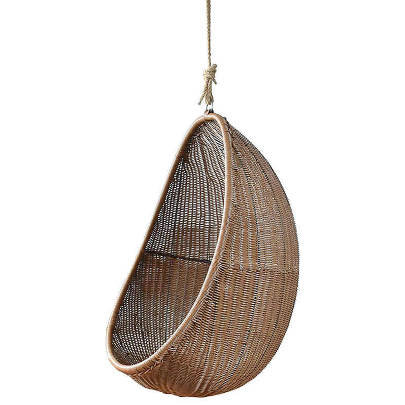 Кресло Wicker Egg Chair Коричневый Кресло Wicker Egg Chair Коричневый в Тюмени | Loft Concept