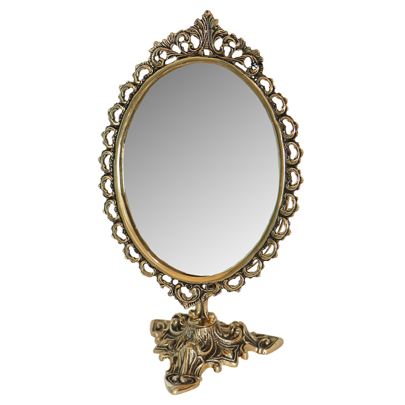 Зеркало настольное в бронзовой раме Royal Bronze Mirrors Бронза Зеркало настольное в бронзовой раме Royal Bronze Mirrors Бронза в Тюмени | Loft Concept