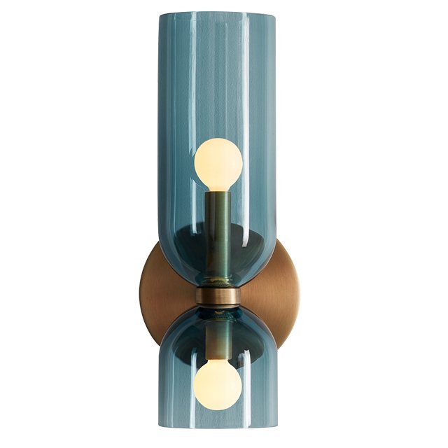 Бра Lightmaker Studio Edie Sconce Blue Медь Синий Бра Lightmaker Studio Edie Sconce Blue Медь Синий в Тюмени | Loft Concept