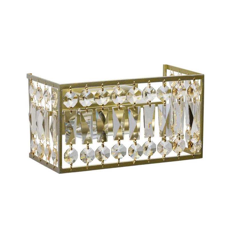 Бра Crystal Inserts Lamp Золотой Прозрачное Стекло Бра Crystal Inserts Lamp Золотой Прозрачное Стекло в Тюмени | Loft Concept