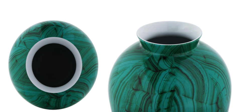 Ваза Malachite Vase barrel Ваза Malachite Vase barrel - Loft-Concept в Тюмени