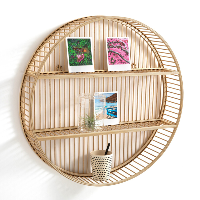 Полка Wicker Bamboo Shelf Полка Wicker Bamboo Shelf в Тюмени | Loft Concept