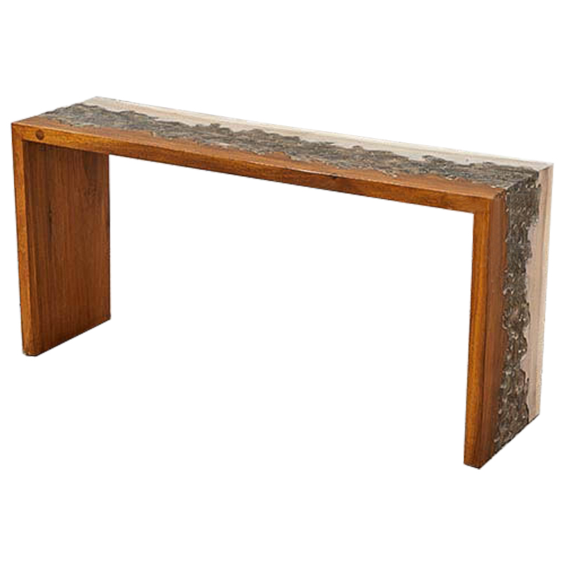 Консоль Current Tree Console Коричневый Серый Бежевый Консоль Current Tree Console Коричневый Серый Бежевый в Тюмени | Loft Concept