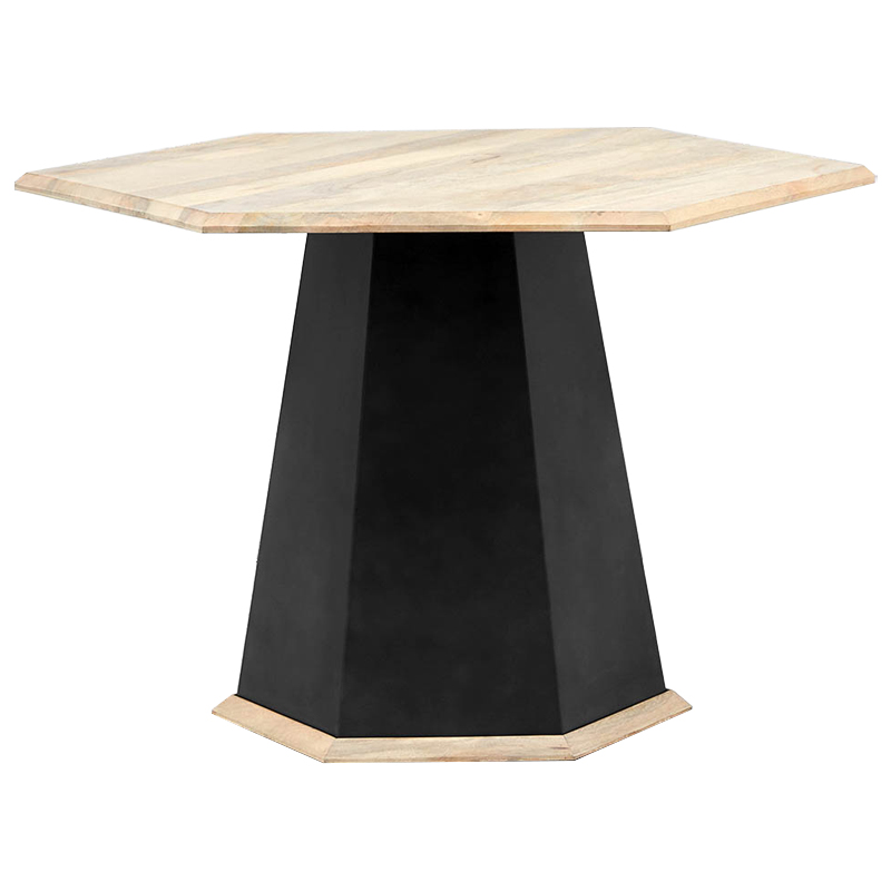 Обеденный стол Xanthe Hexagonal Dining Table Черный ivory ( слоновая кость ) Обеденный стол Xanthe Hexagonal Dining Table Черный ivory ( слоновая кость ) в Тюмени | Loft Concept
