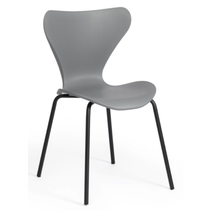 Стул Julissa Grey Chair Серый Черный Стул Julissa Grey Chair Серый Черный в Тюмени | Loft Concept