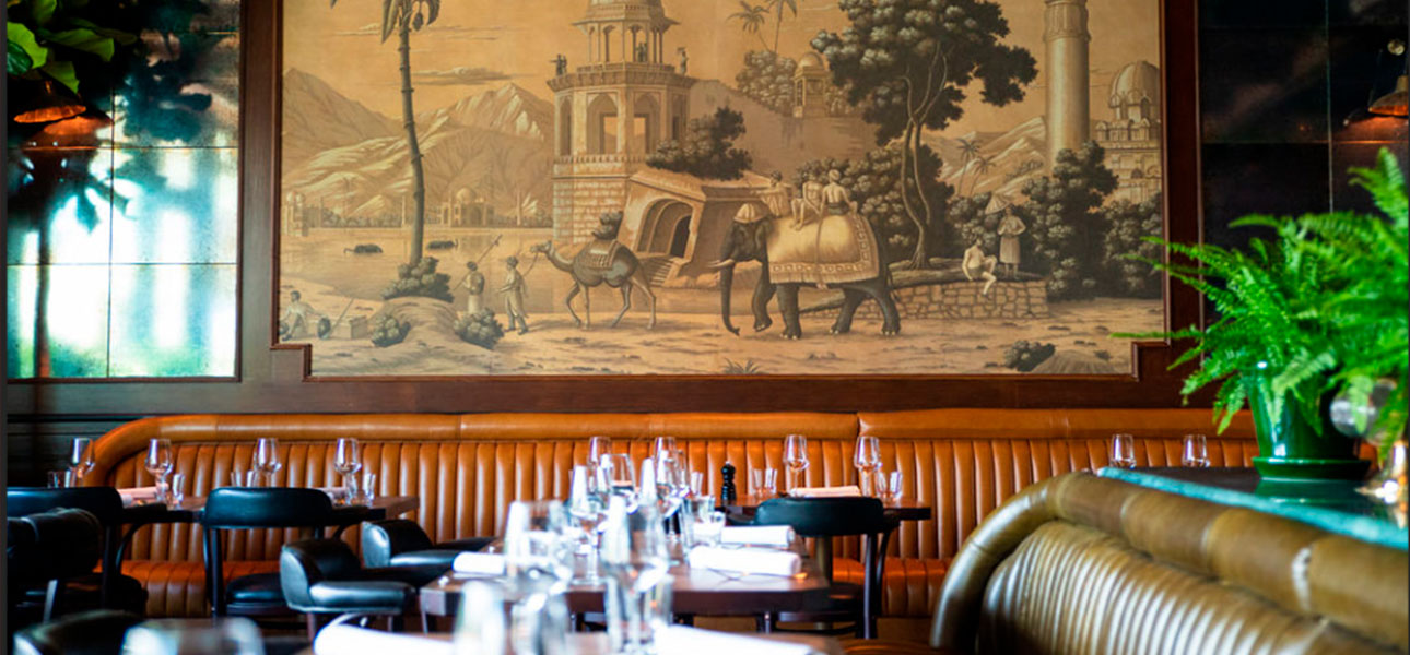 Обои ручная роспись Early Views of India Eau Forte on antique scenic Xuan paper - фото №1