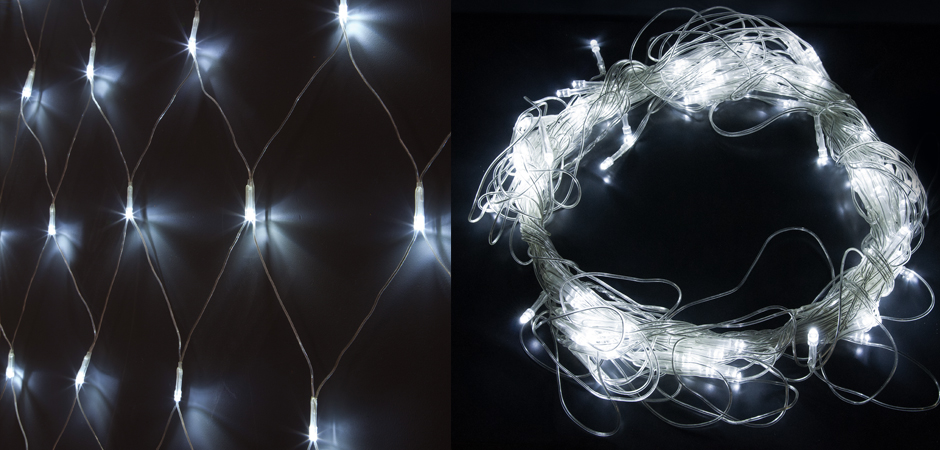 Гирлянда-Сетка Белым свет диодов - Loft-Concept в Тюмени