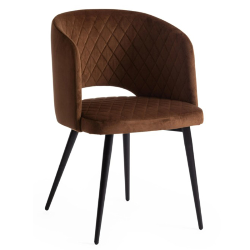 Стул Janice Brown Chair Коричневый Черный Стул Janice Brown Chair Коричневый Черный в Тюмени | Loft Concept