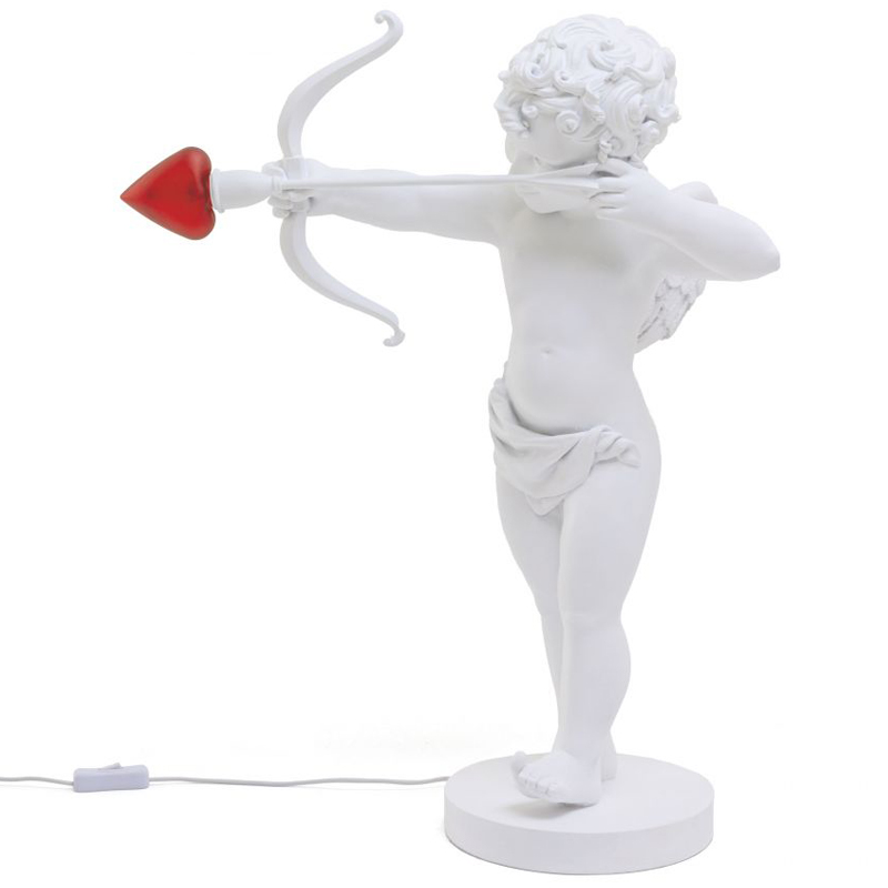 Настольная лампа Купидон со стрелой Seletti Cupid Lamp Белый Настольная лампа Купидон со стрелой Seletti Cupid Lamp Белый в Тюмени | Loft Concept