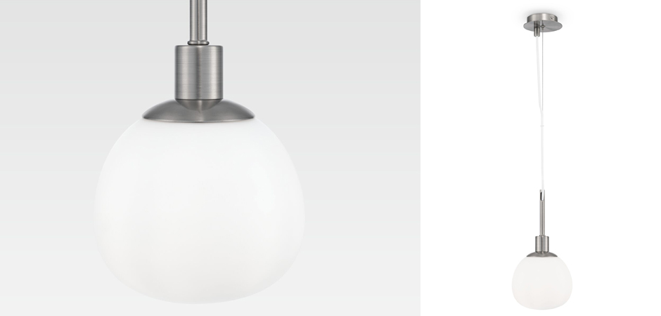 Подвесной светильник Tiepolo Ball Pendant Nickel Подвесной светильник Tiepolo Ball Pendant Nickel - Loft-Concept в Тюмени