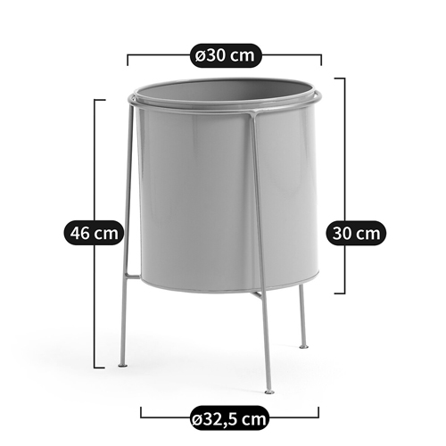 Кашпо из металла Elevated Planters красное Кашпо из металла Elevated Planters красное в Тюмени
