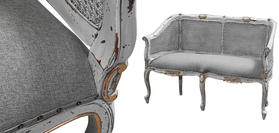 Диван Maria Antoinette Gray Sofa Диван Maria Antoinette Gray Sofa - Loft-Concept в Тюмени