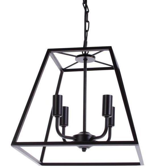 Подвесной светильник Loft Industrial Ortogonal Pendant Trapeze Черный Подвесной светильник Loft Industrial Ortogonal Pendant Trapeze Черный в Тюмени | Loft Concept
