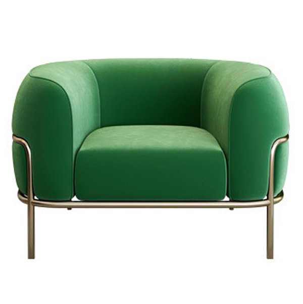 Кресло SOPHIE Armchair Зеленый Латунь Кресло SOPHIE Armchair Зеленый Латунь в Тюмени | Loft Concept