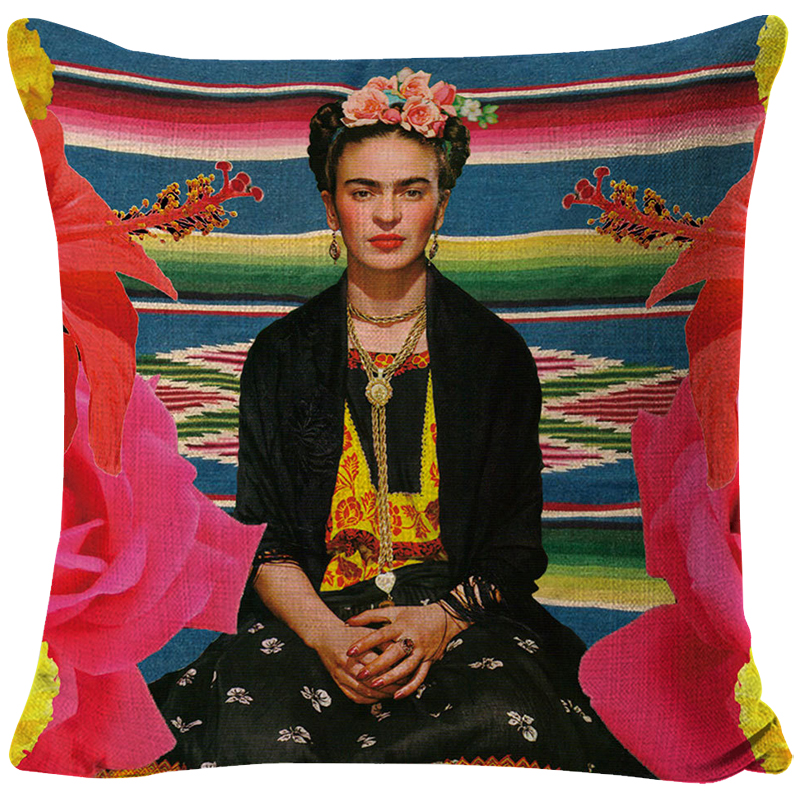 Декоративная подушка Frida Kahlo 6 Мульти Декоративная подушка Frida Kahlo 6 Мульти в Тюмени | Loft Concept
