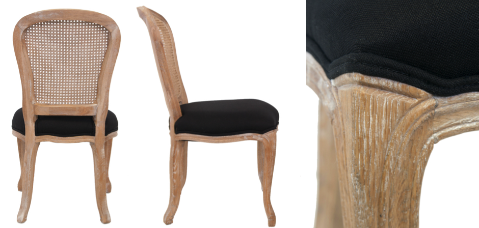 Стул French chairs Provence Neman Black Rattan Chair Стул French chairs Provence Neman Black Rattan Chair - Loft-Concept в Тюмени