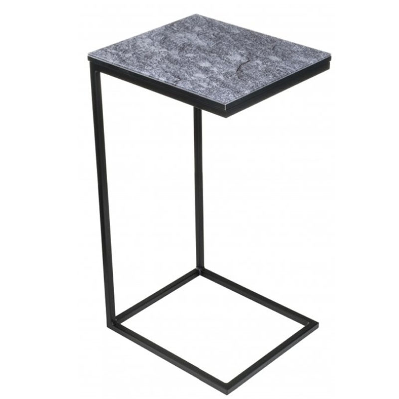 Приставной стол Zermatt Side Table gray Серый (Gray) Приставной стол Zermatt Side Table gray Серый (Gray) в Тюмени | Loft Concept